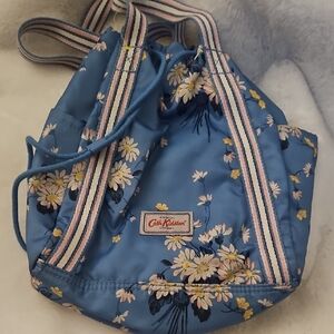 Cath Kidston Blue and Yellow Floral Backpack